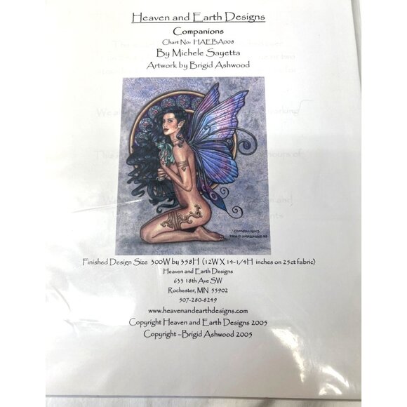 Heaven And Earth Designs Companions Chart By Michele Sayetta - Picture 2 of 4